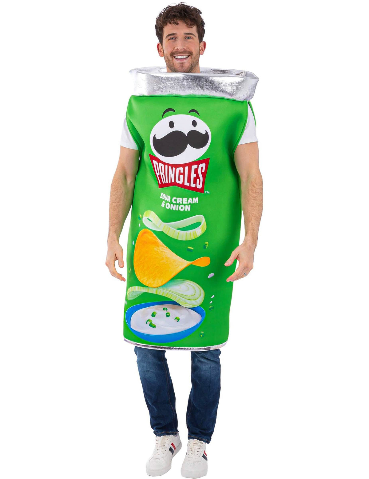 Dospelý kostým Pringles® s príchuťou kyslej smotany a cibule