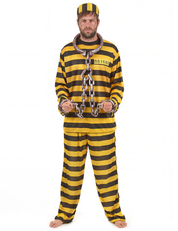 Kostým pre dospelých žltých väzňov