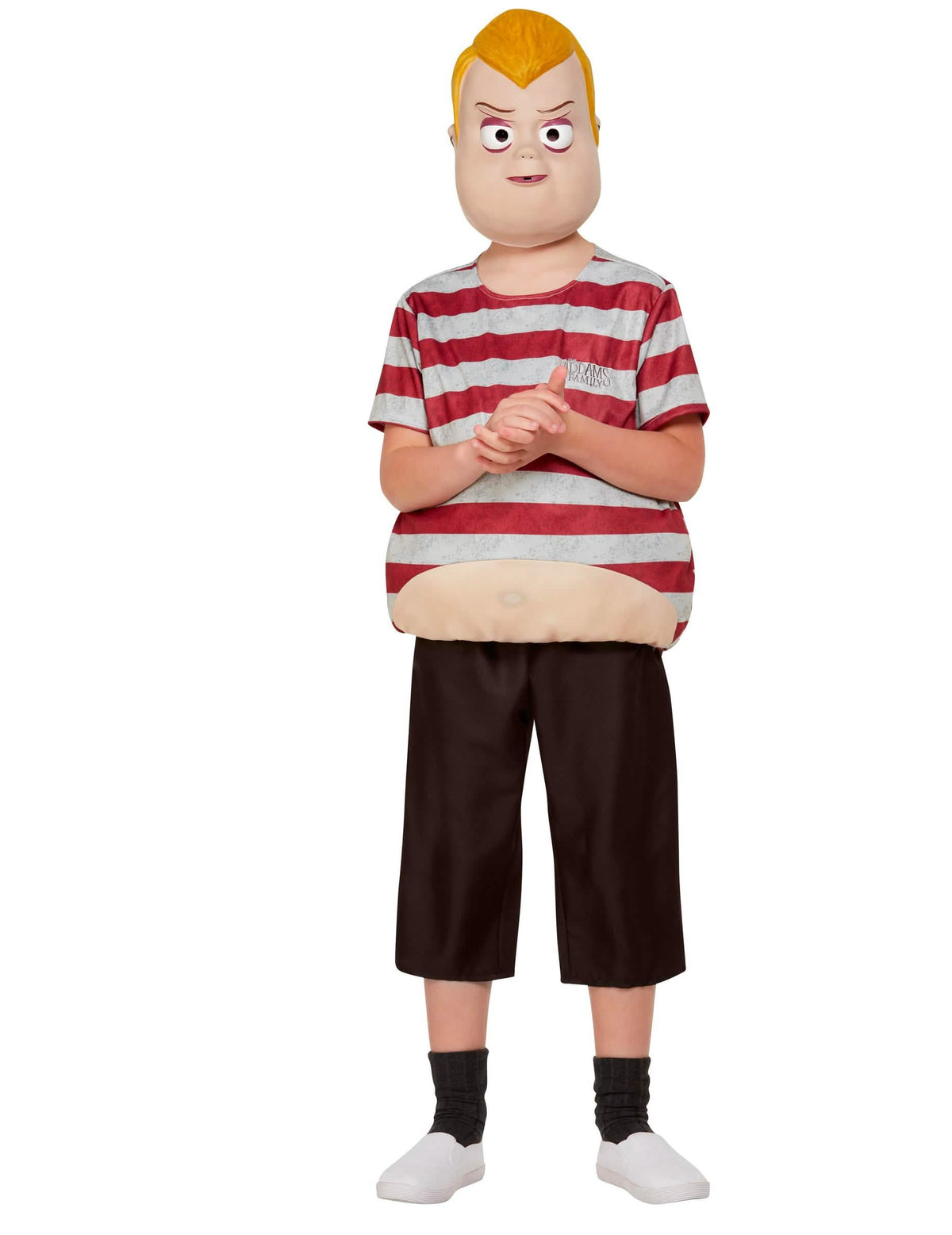 Predný pohľad na kostým Pugsley Addams Family™ pre dieťa