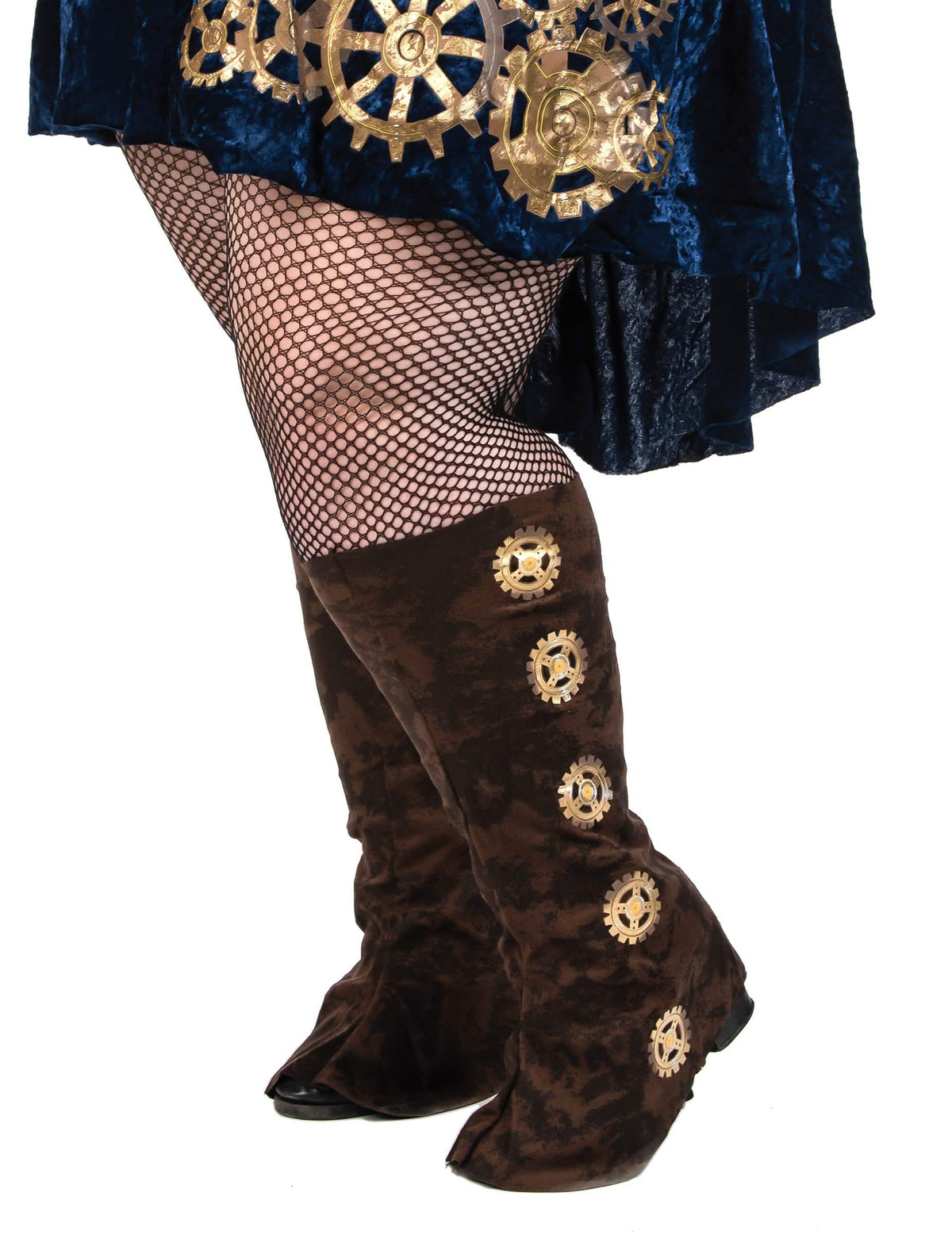 Futuristická retro maskovanie parypunk veľkej veľkosti žena