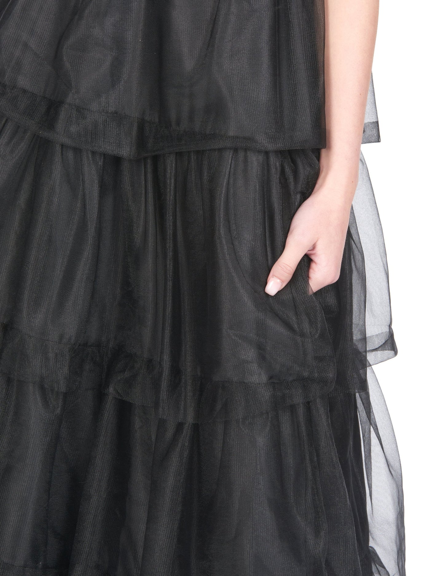 Čierna gotická gotická guľôčková šaty