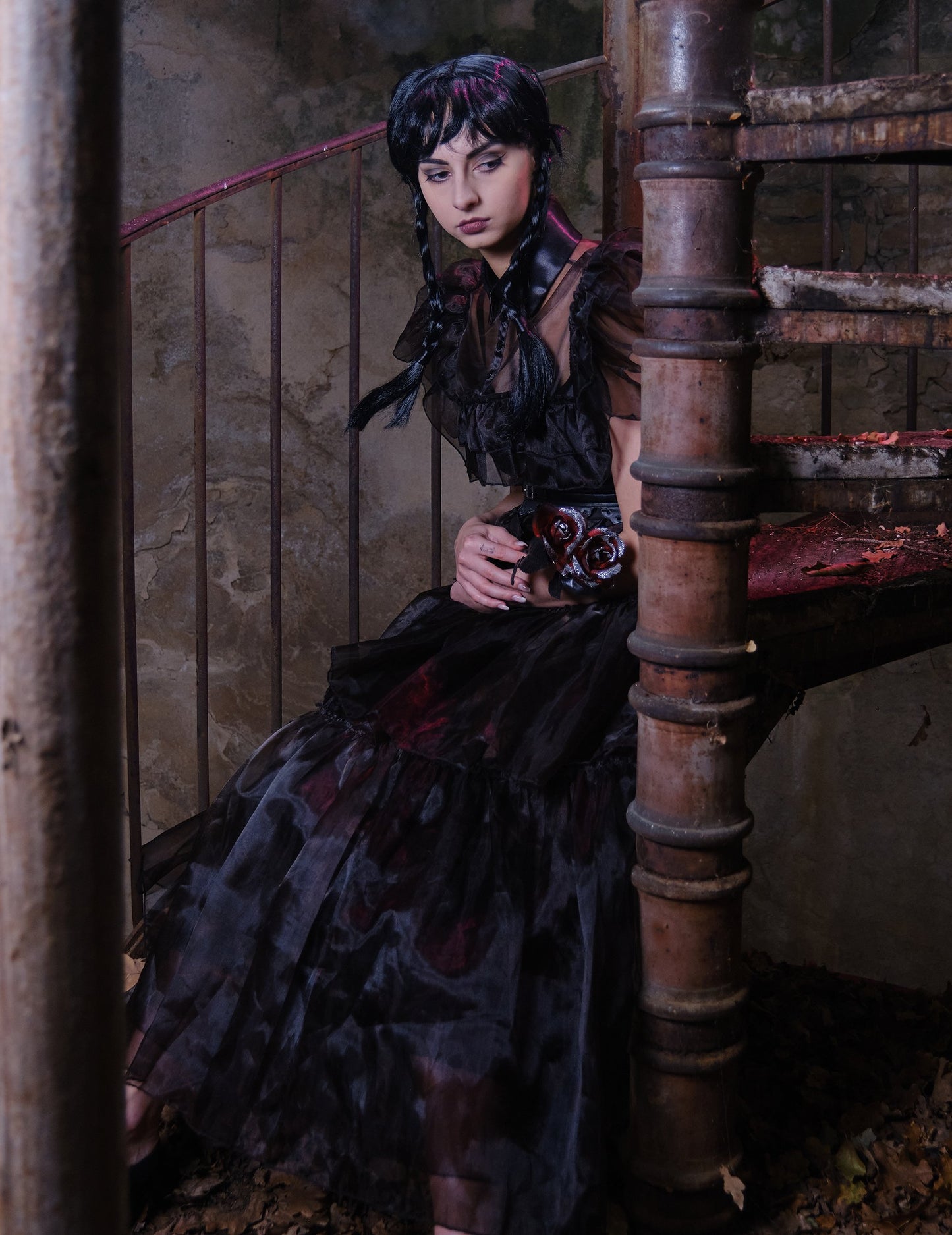 Dámsky kostým na plesové šaty Wednesday Addams™