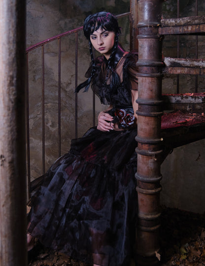 Dámsky kostým na plesové šaty Wednesday Addams™