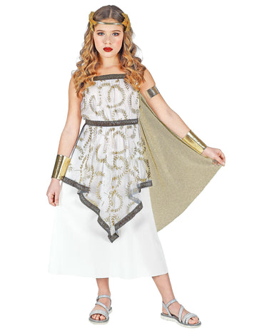 Grécke bohyne šaty maskovať dievča