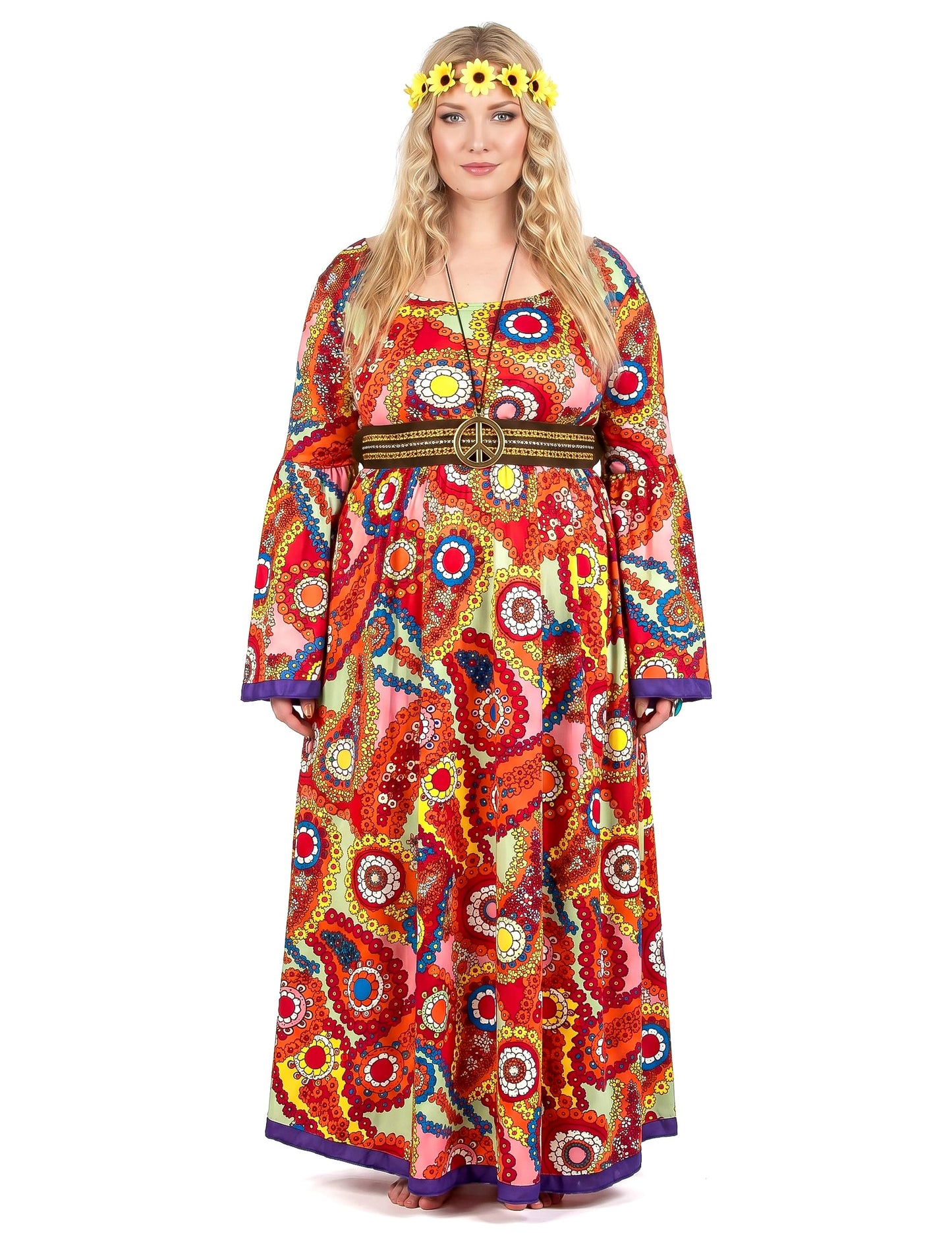 Kostým pre hippie veľkú veľkosť