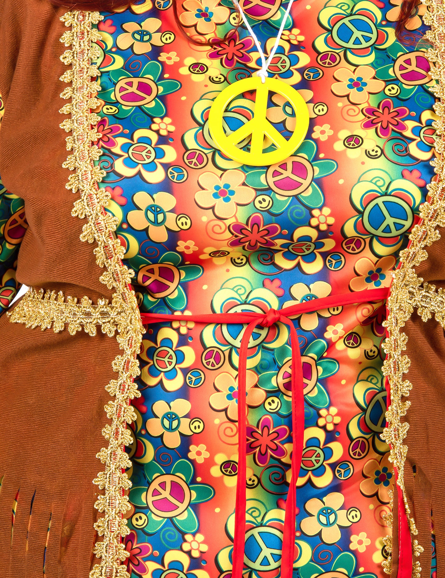 Dlhé kostýmy hippie s strapcami plus veľkosť pre ženy