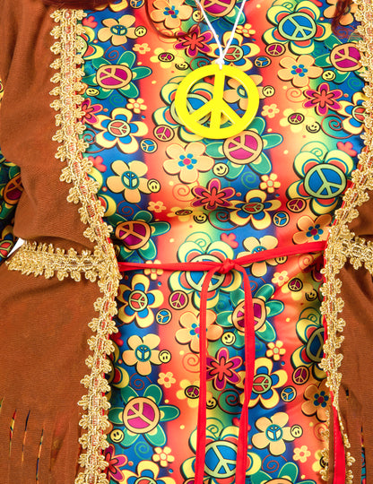 Dlhé kostýmy hippie s strapcami plus veľkosť pre ženy