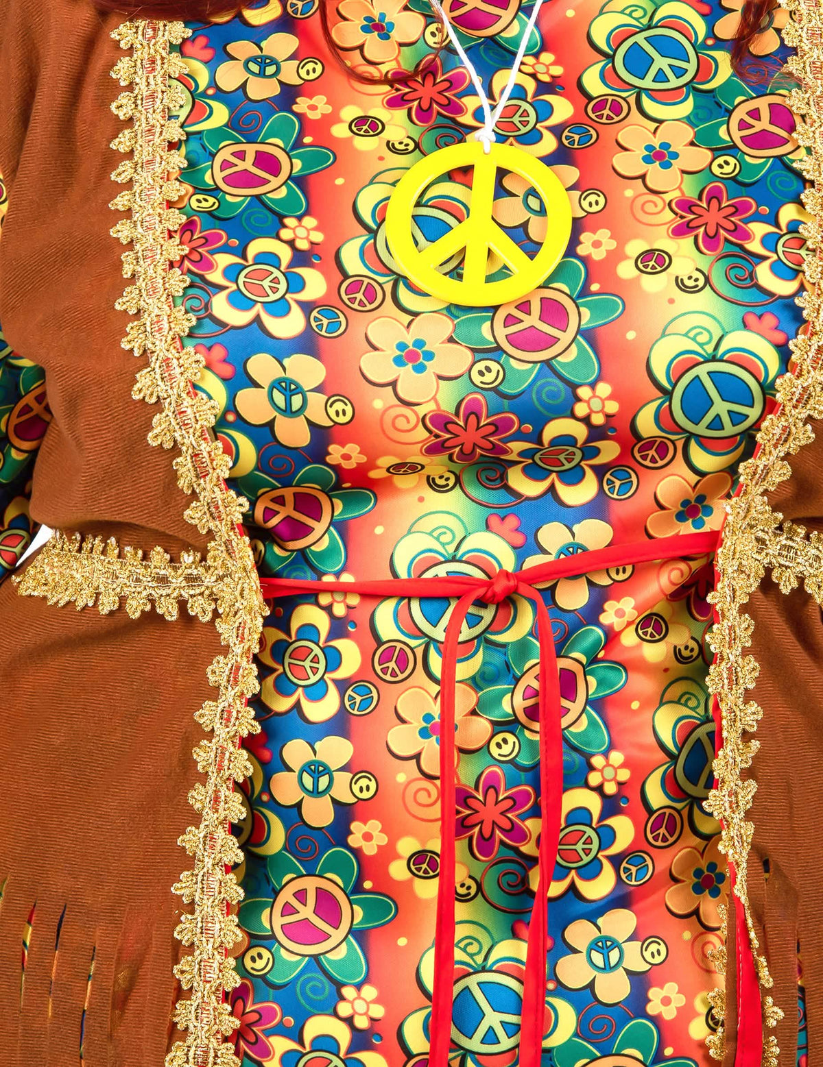 Dlhé kostýmy hippie s strapcami plus veľkosť pre ženy