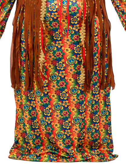 Dlhé kostýmy hippie s strapcami plus veľkosť pre ženy