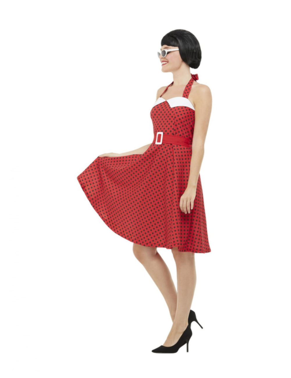 Vue de profil du déguisement rockabilly 50's