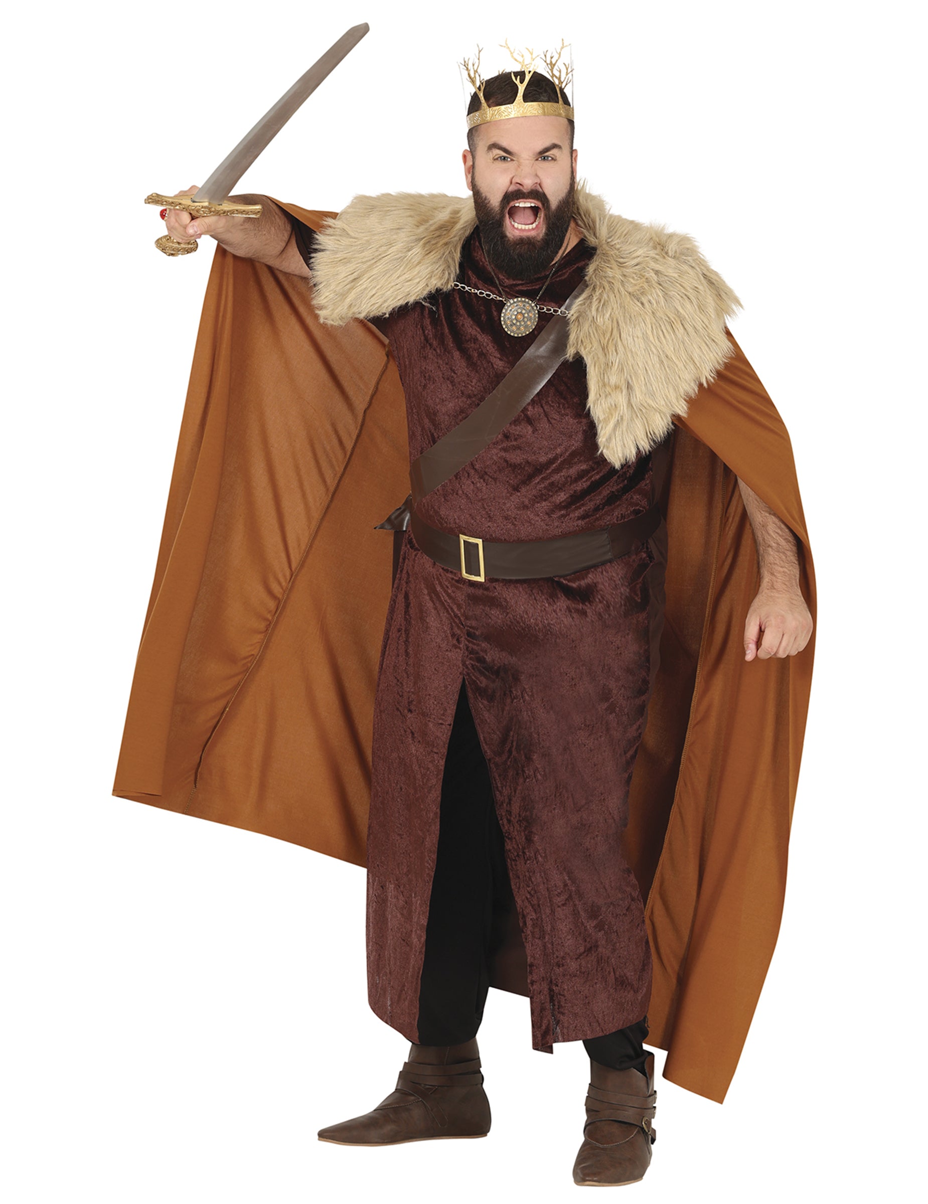 Épée brandie du déguisement roi du nord pour homme