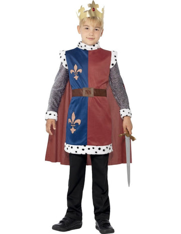 Médieval Boy King kostým