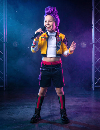 Kostým Rumi Kpop Demon Hunter™ pre dievča 
