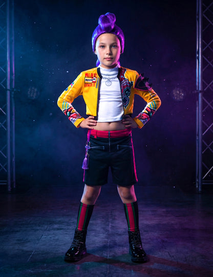 Kostým Rumi Kpop Demon Hunter™ pre dievča 