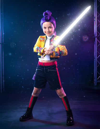 Kostým Rumi Kpop Demon Hunter™ pre dievča 