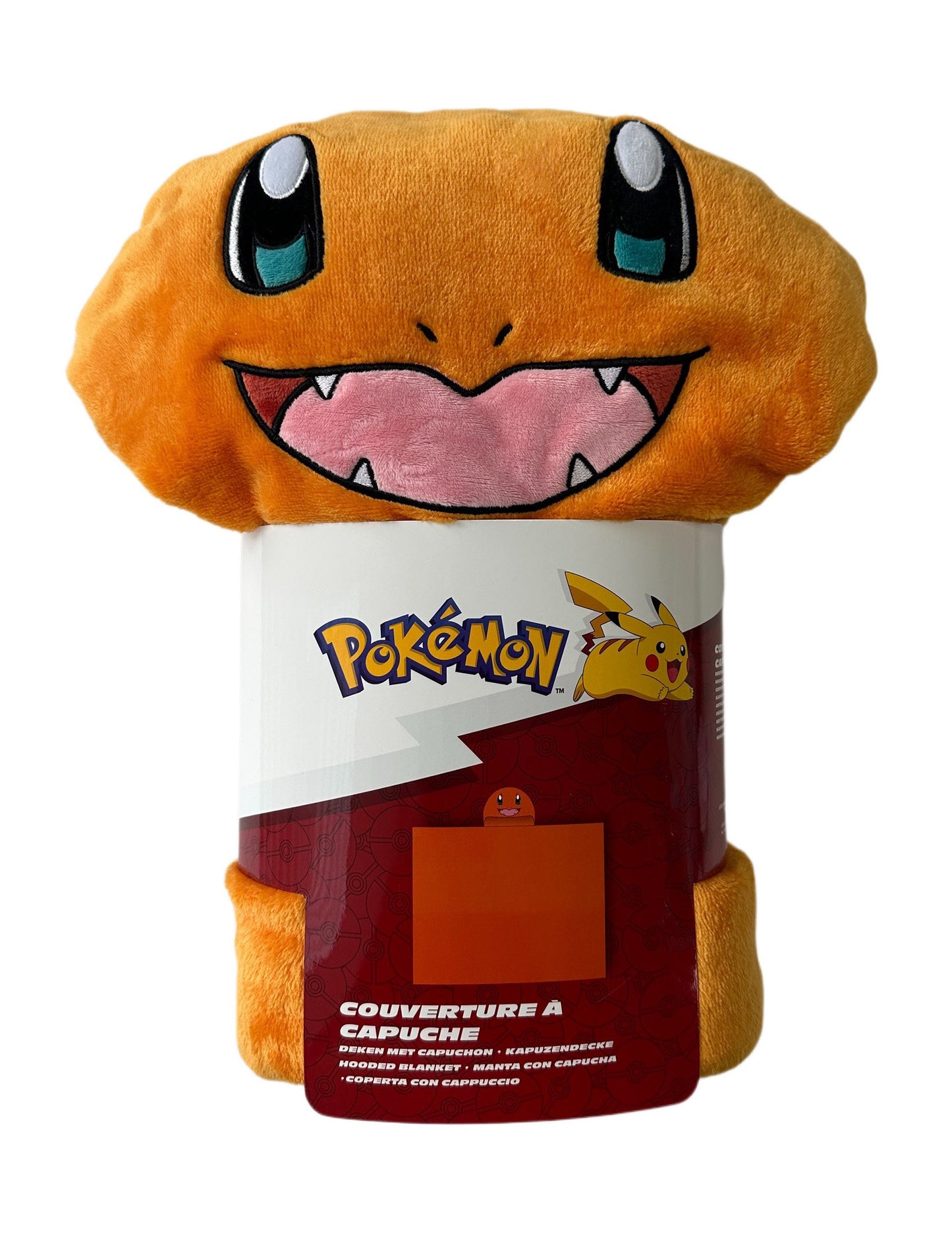 Kostým Salamèche detský polarový pléd s kapucňou Pokémon™ 