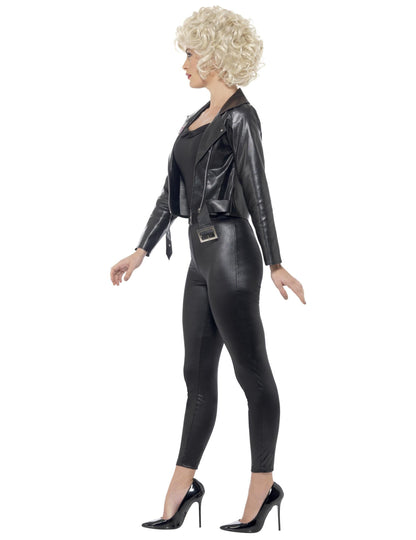 Vue de profil du déguisement Sandy Grease pour femme