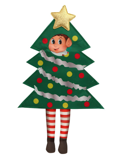 Kostým vianočného stromu pre Joker Elf Doll