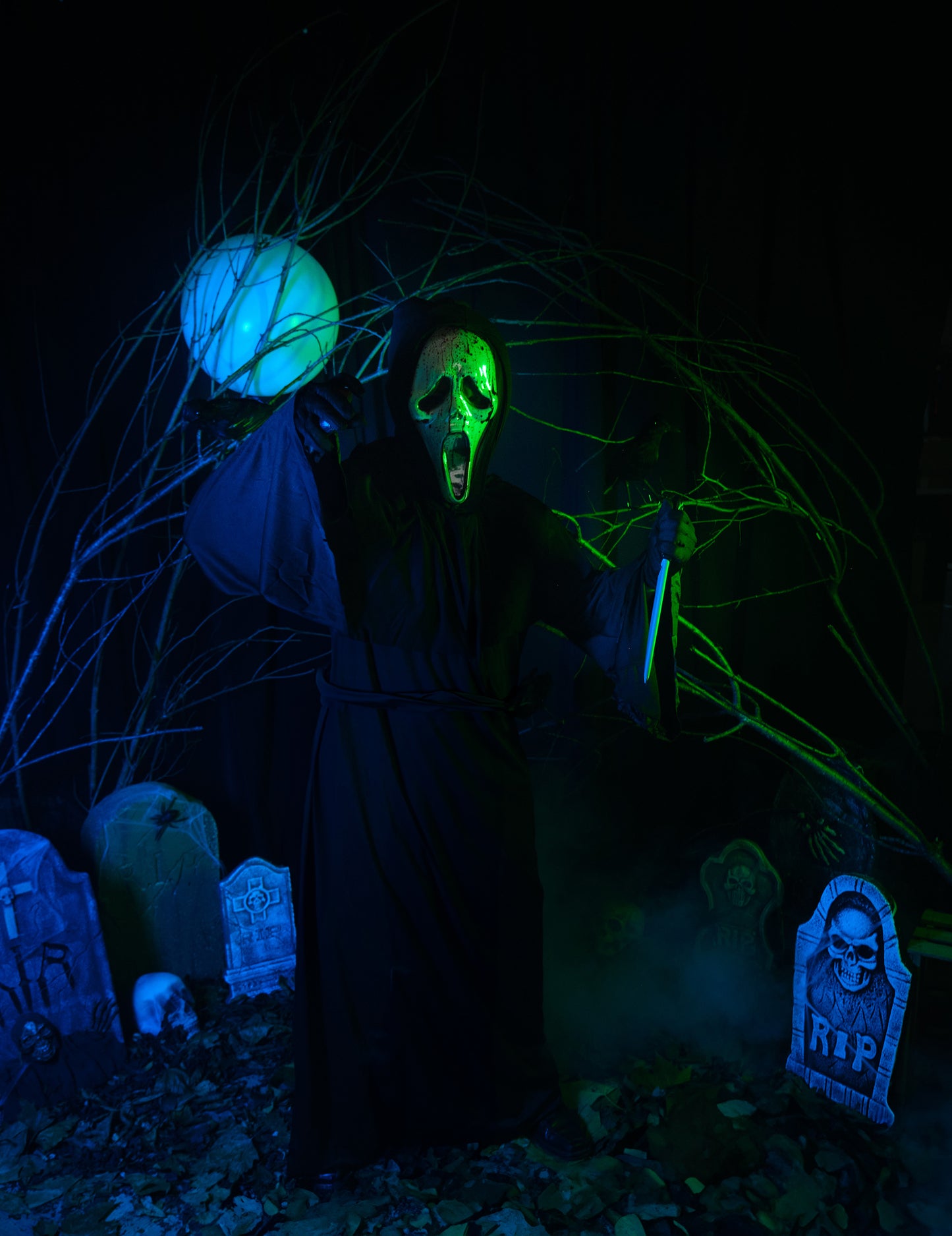 Kostým Scream™ s krvavým maskom pre dospelých 