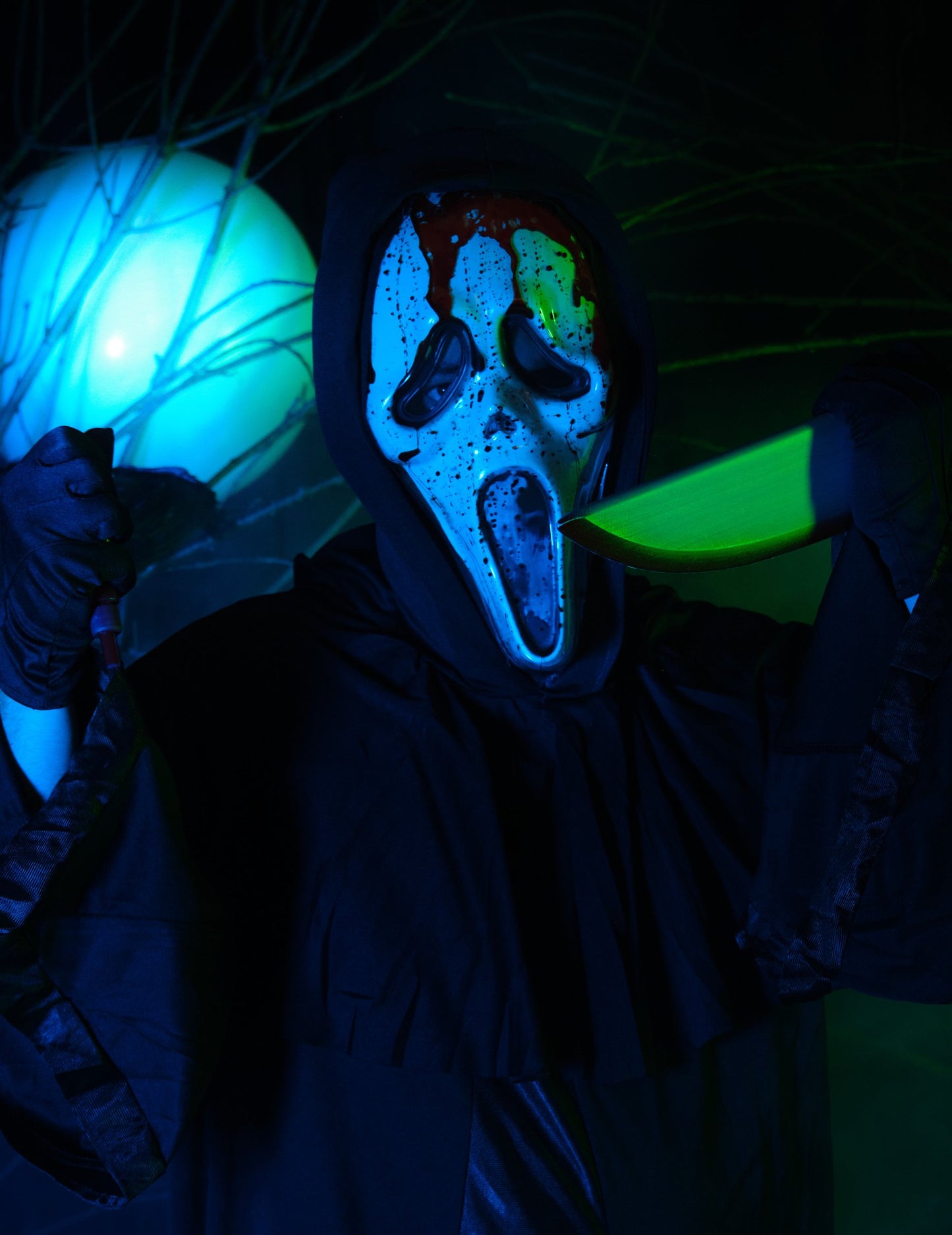 Kostým Scream™ s krvavým maskom pre dospelých 