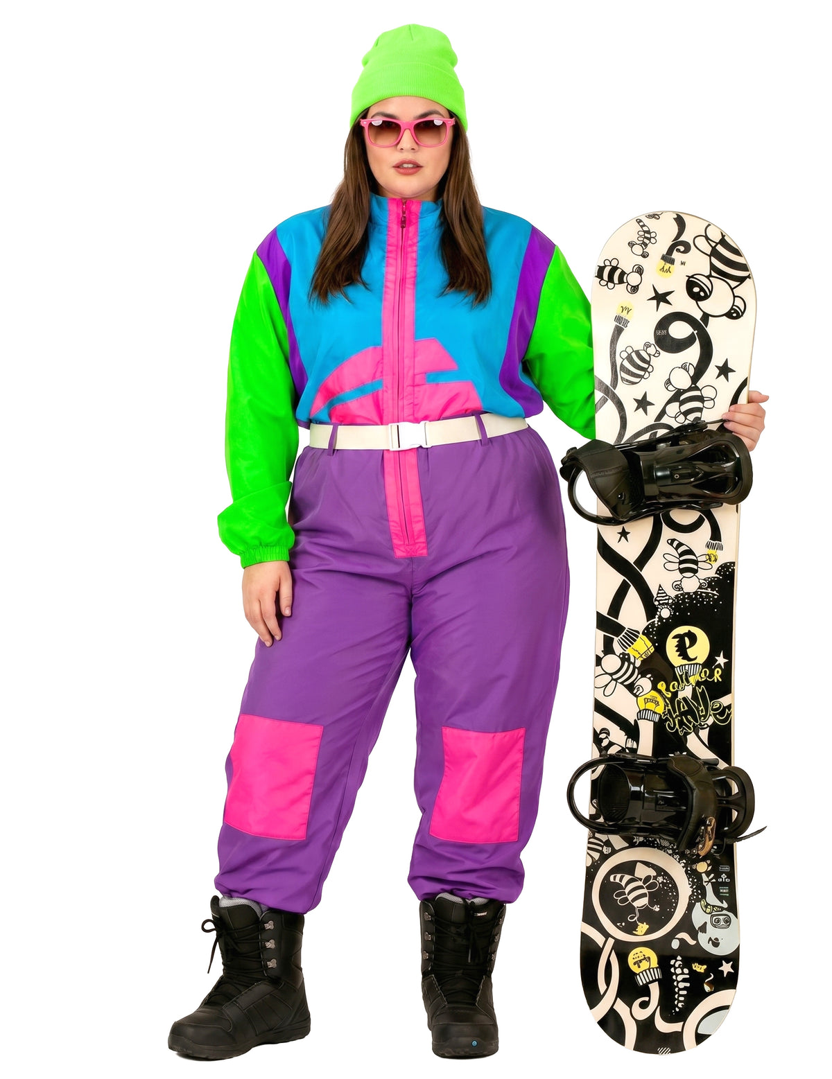 Veľký kostým snowboardistov pre dospelých