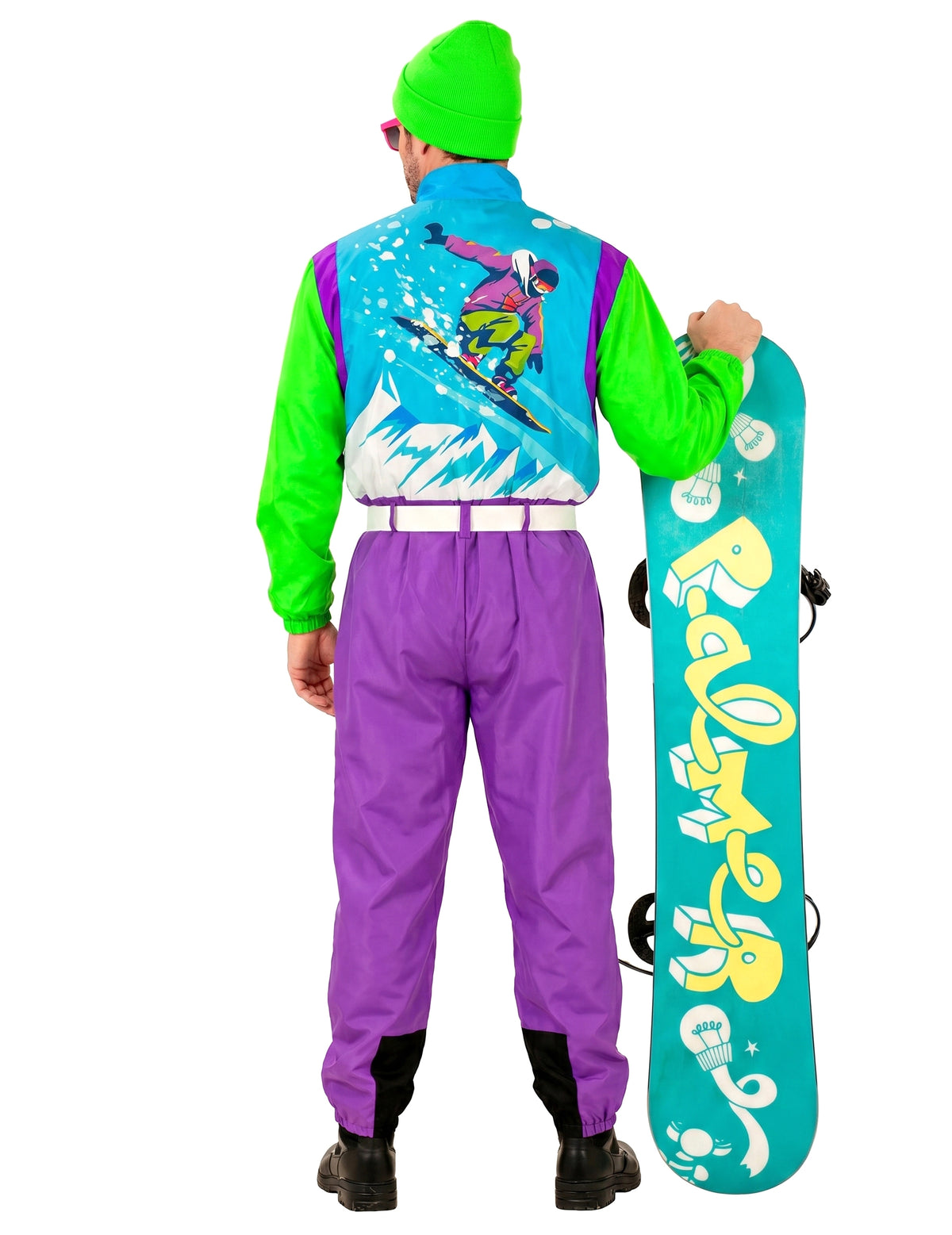 Veľký kostým snowboardistov pre dospelých