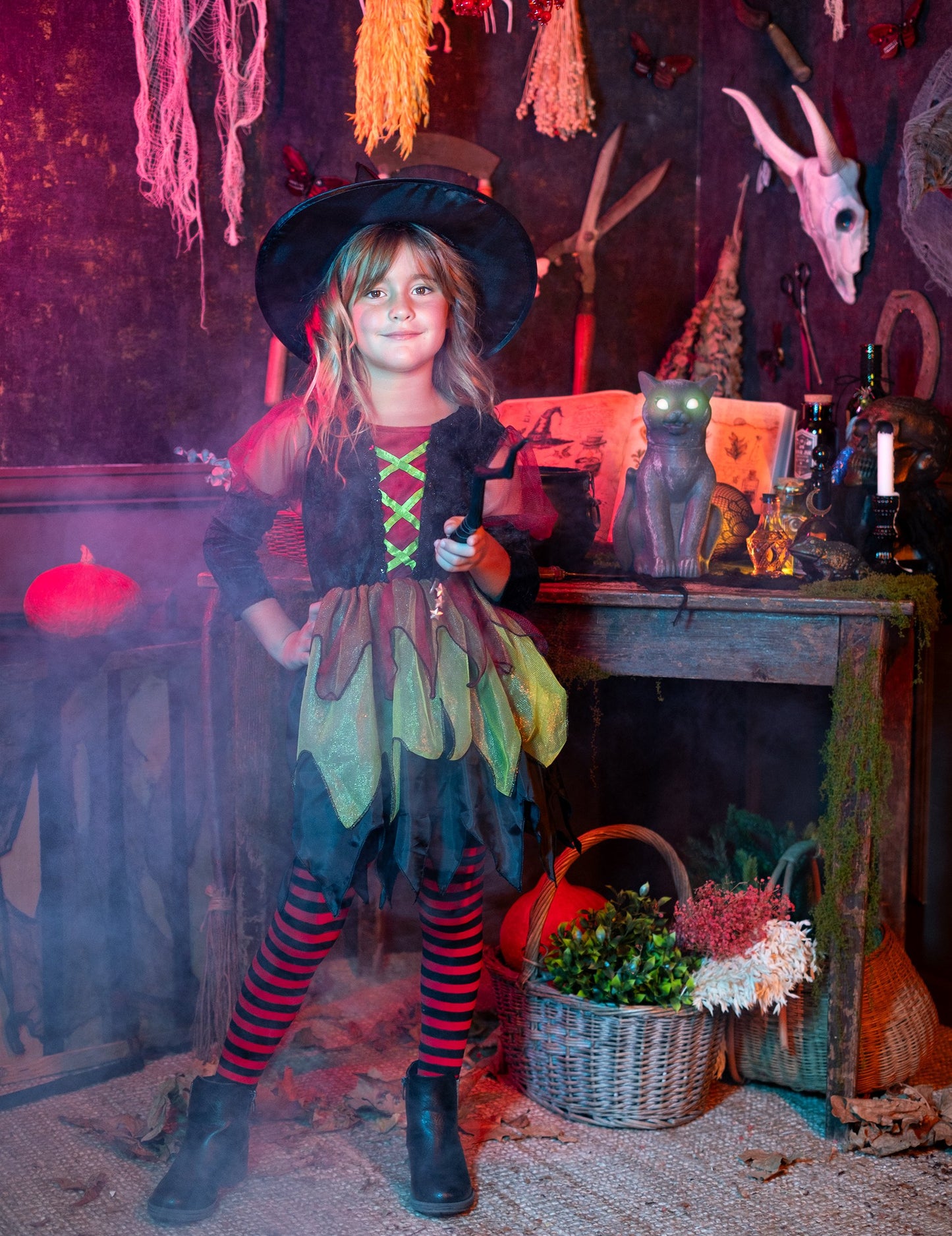 Halloween drevené maskovanie