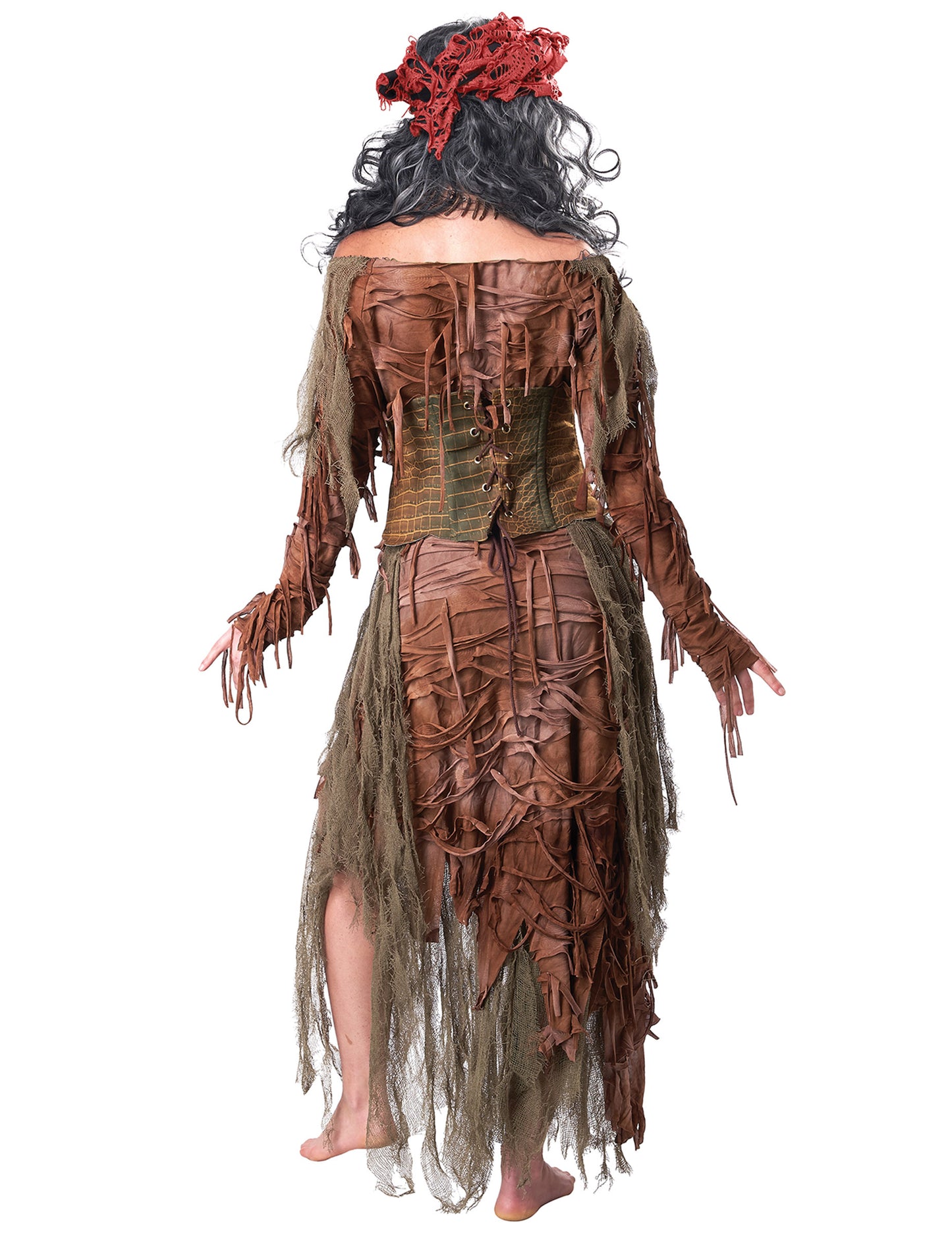 Luxusný kostým voodoo čarodejnice z močiaru pre ženy 