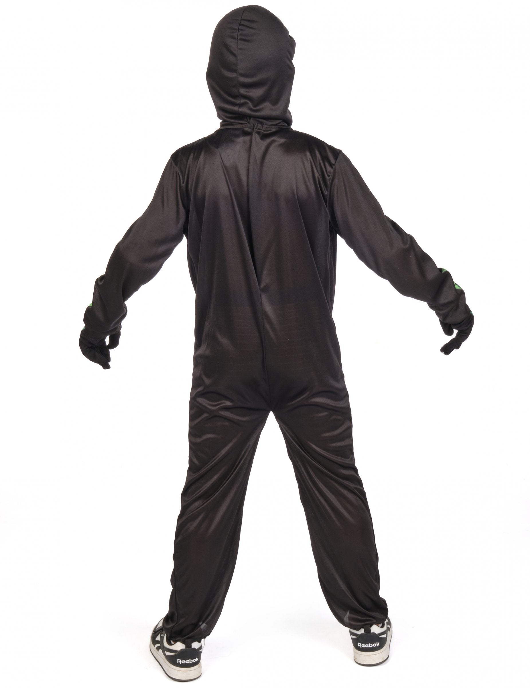 Pohľad zozadu na kostým kostryce pre deti