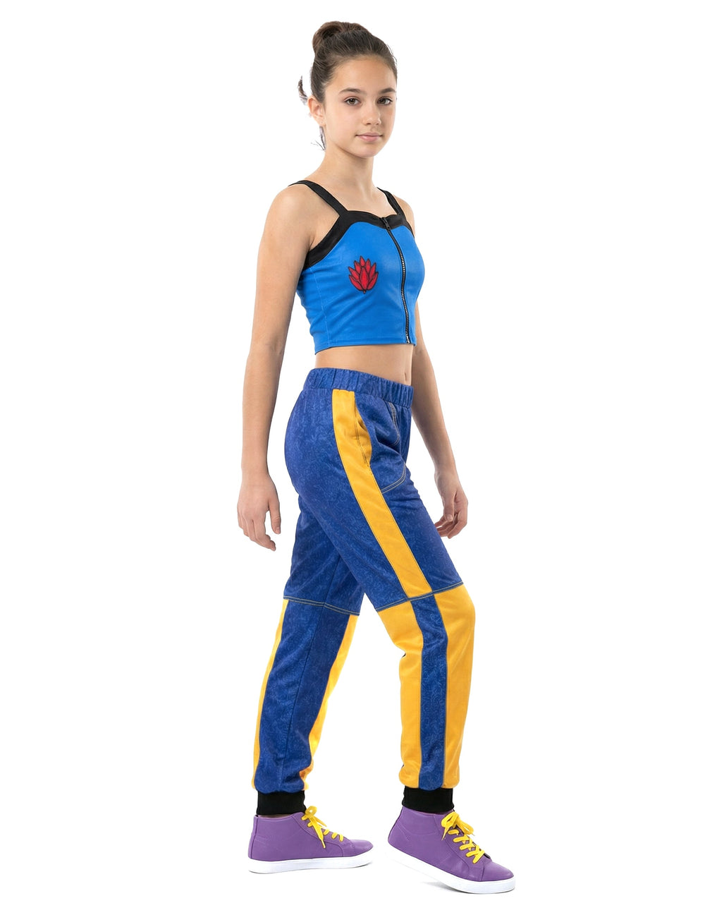 Vue de profil du déguisement star de Kpop
