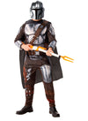 Déguisement Star Wars - The Mandalorian pour adulte marron et gris avec cape et masque