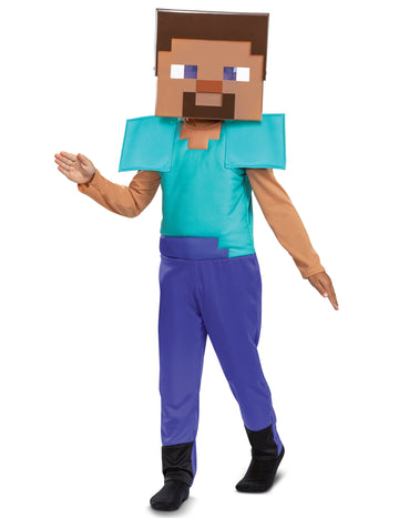 Detský kostým Steve Minecraft