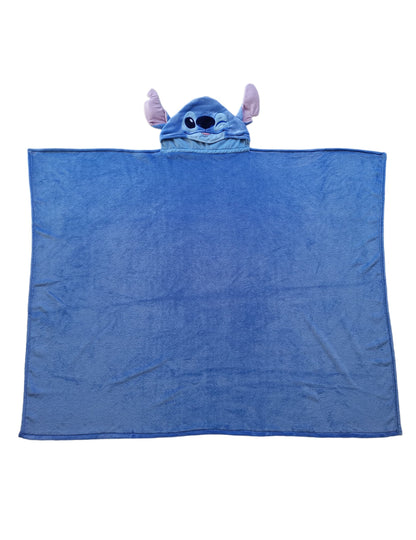 Detská flísová deka s kapucňou pre kostým Stitcha Lilo & Stitch™