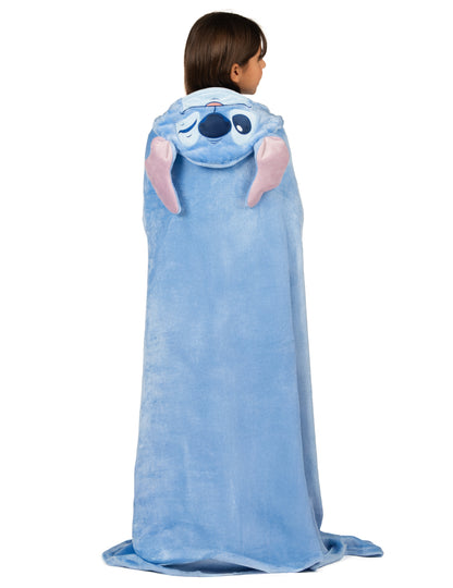 Detská flísová deka s kapucňou pre kostým Stitcha Lilo & Stitch™