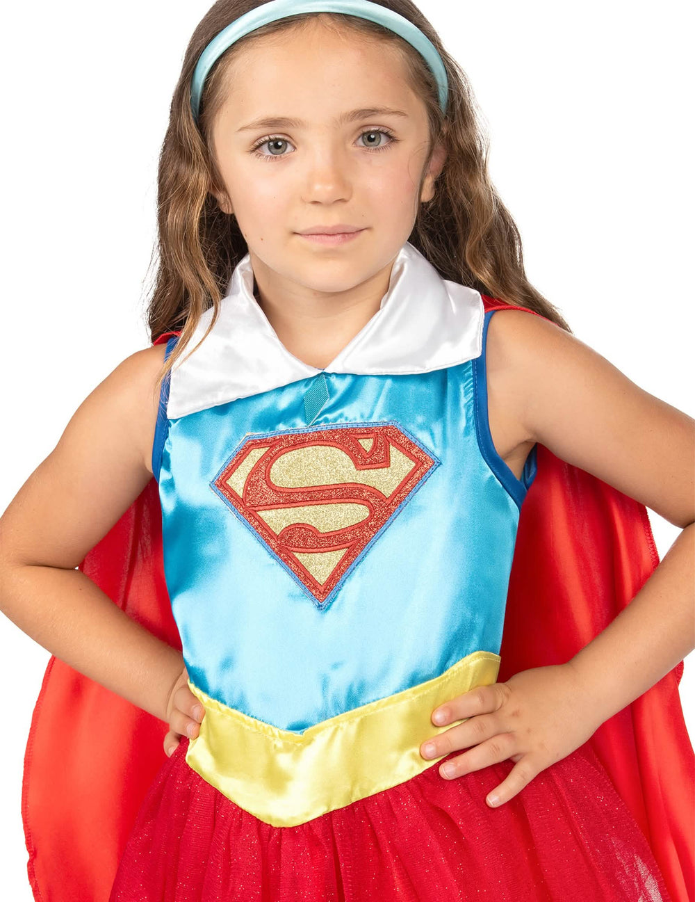 Detail na trup kostýmu Supergirl DC Super Hero Girls