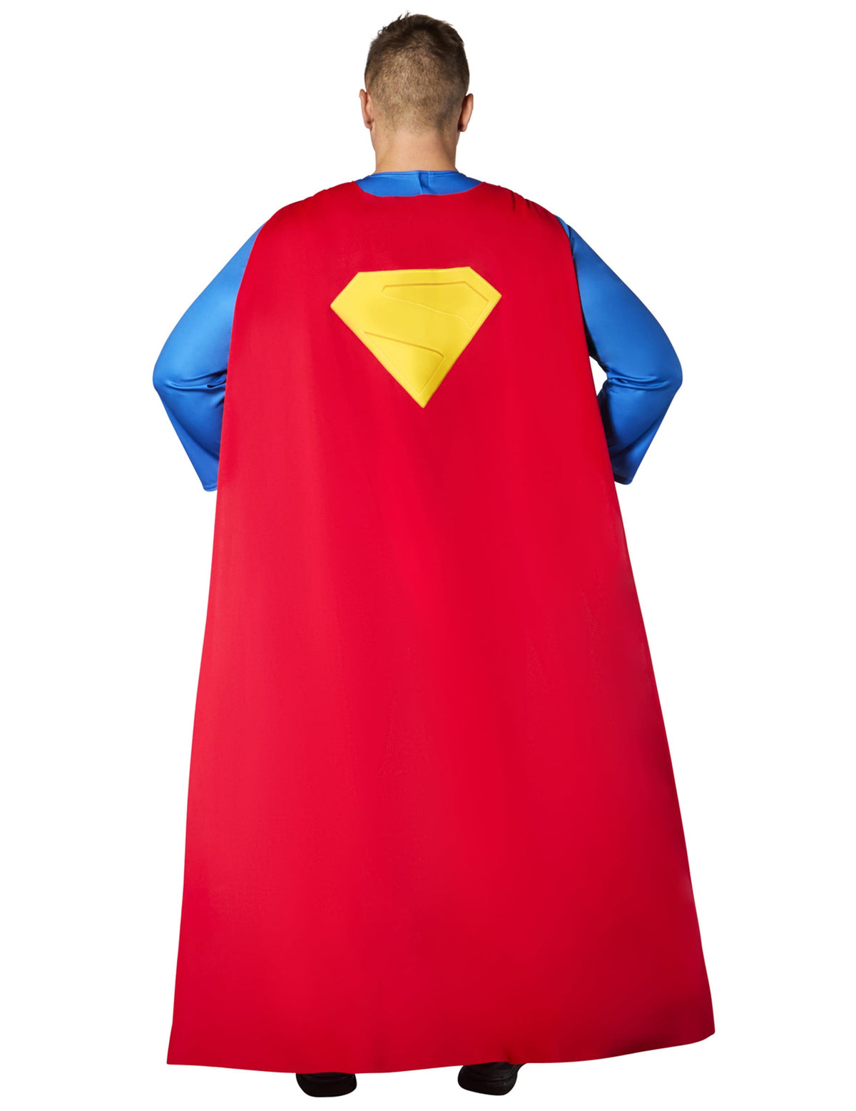 Vue de dos du déguisement de Superman pour homme
