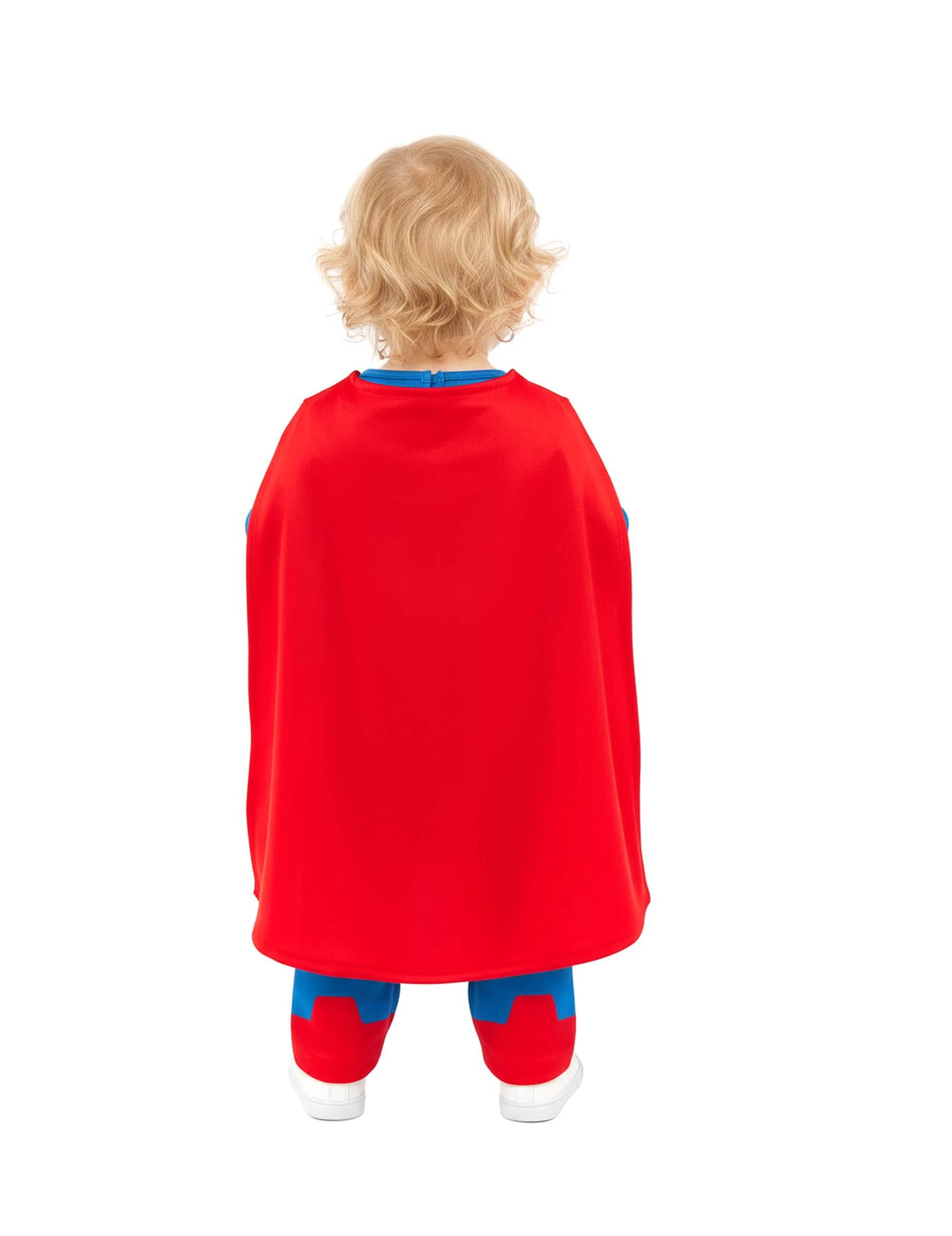 Pohľad zozadu na kostým Superman pre bábätko