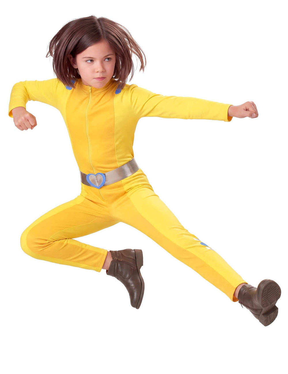 Pohľad spredu v pohybe na kostým Totally Spies™ Alex pre dievča