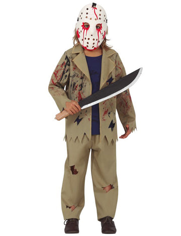 Killer kostým s chlapcom mačetou