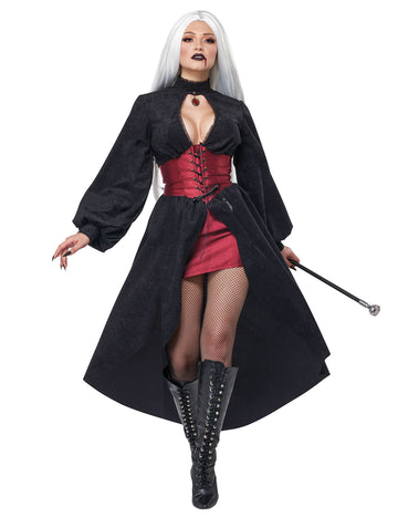 Dámsky luxusný kostým vampírskych korzetov