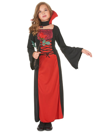 Dlhý halloween upírsky kostým