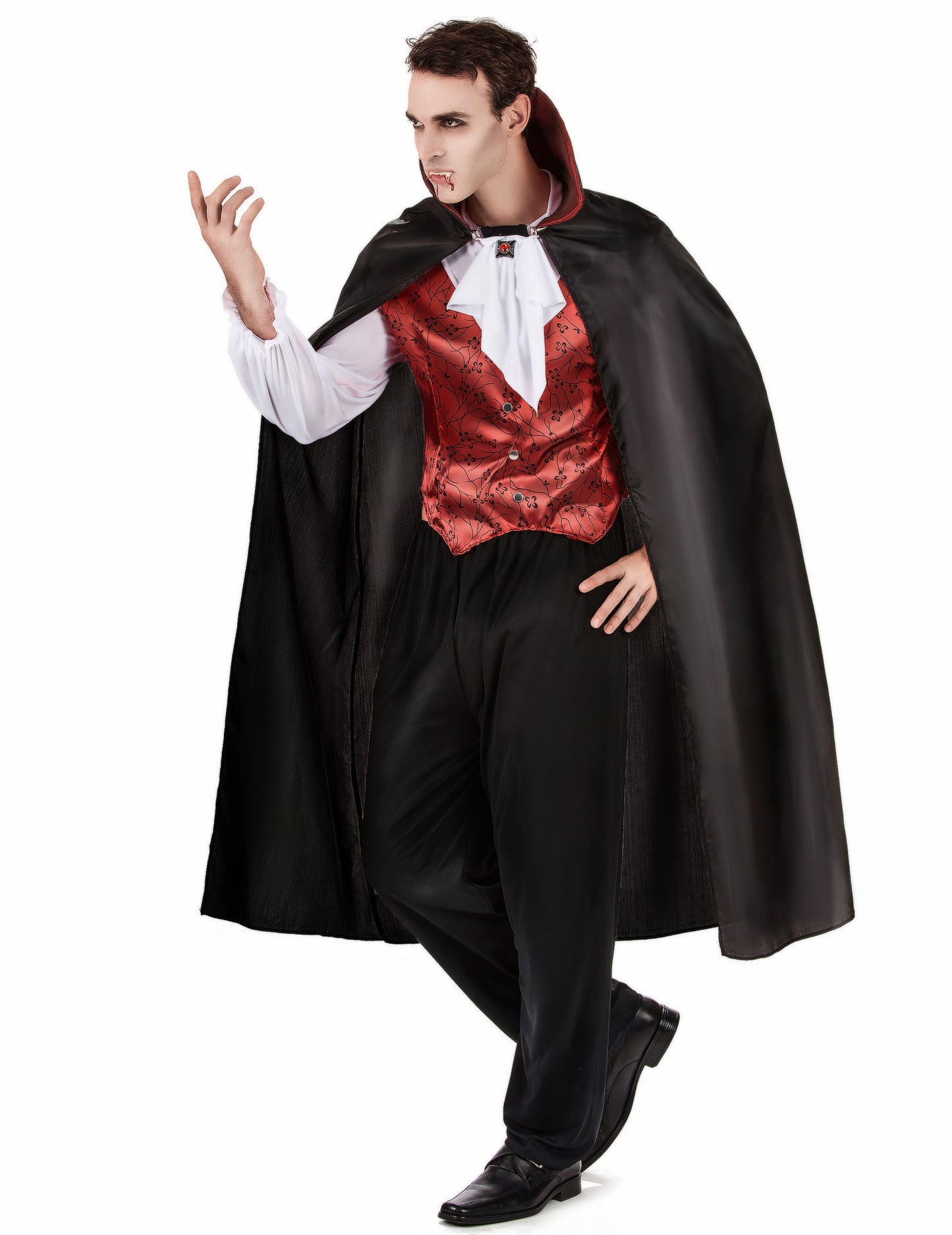 Maskovanie červeného upíra Halloween