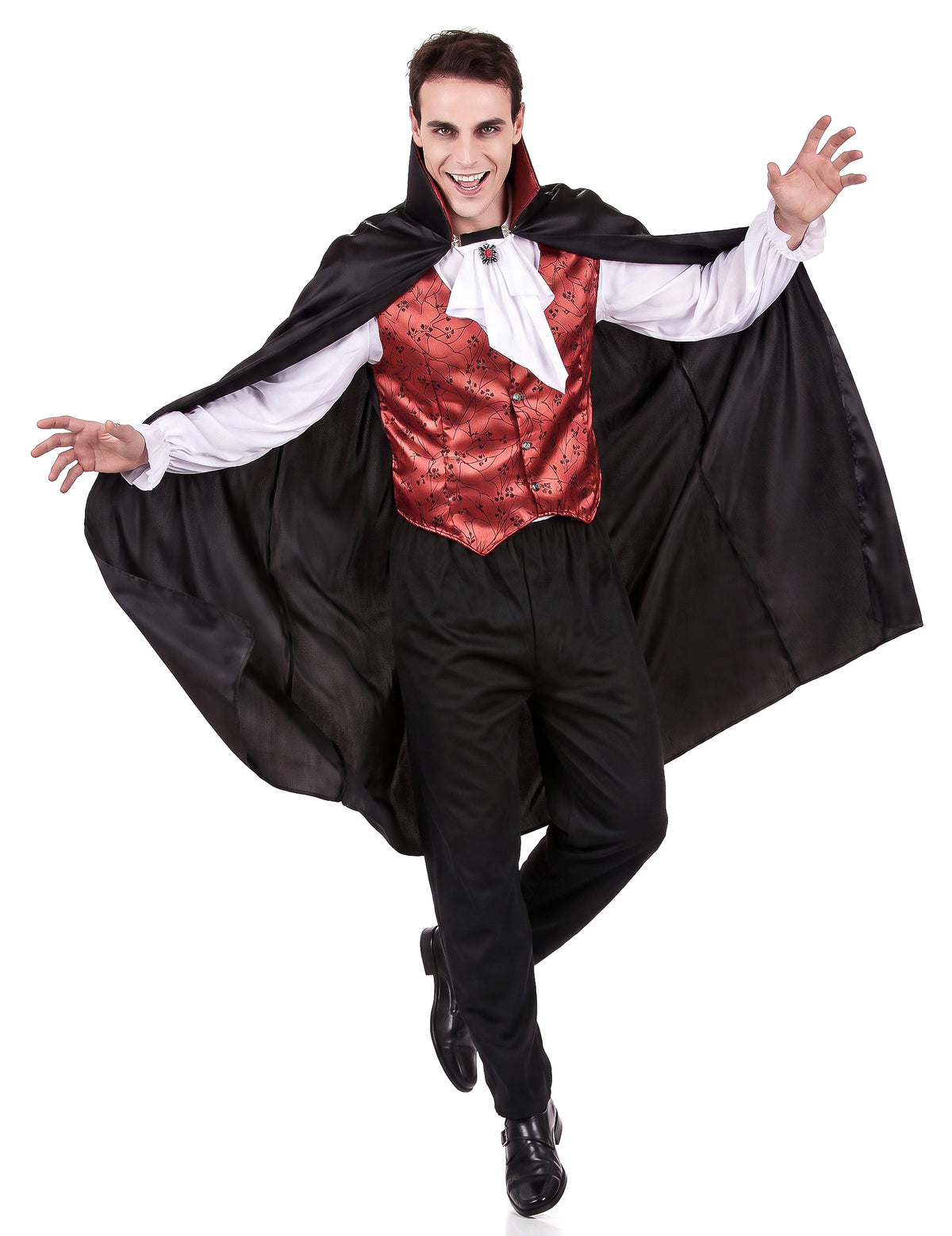 Maskovanie červeného upíra Halloween
