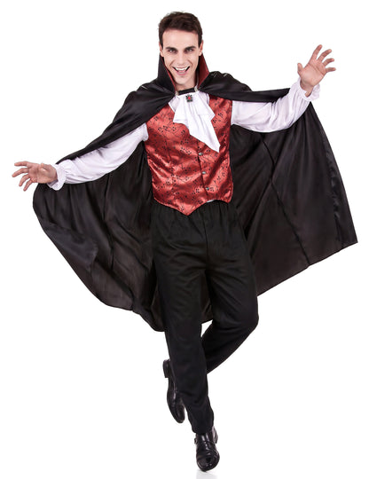 Maskovanie červeného upíra Halloween