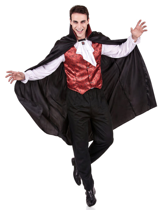 Maskovanie červeného upíra Halloween