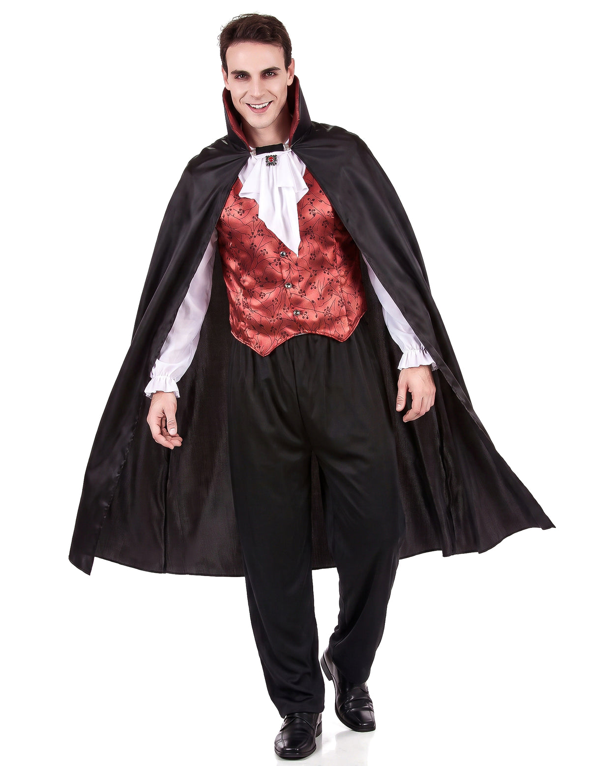 Maskovanie červeného upíra Halloween
