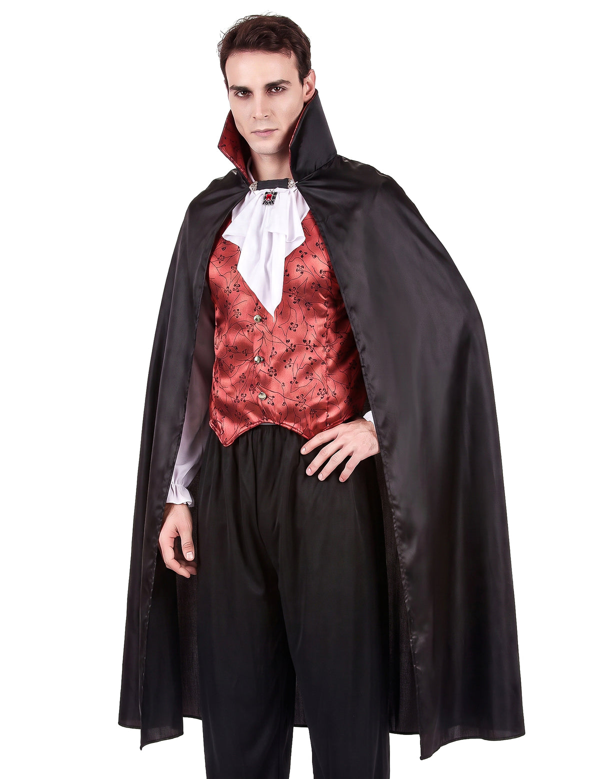 Maskovanie červeného upíra Halloween