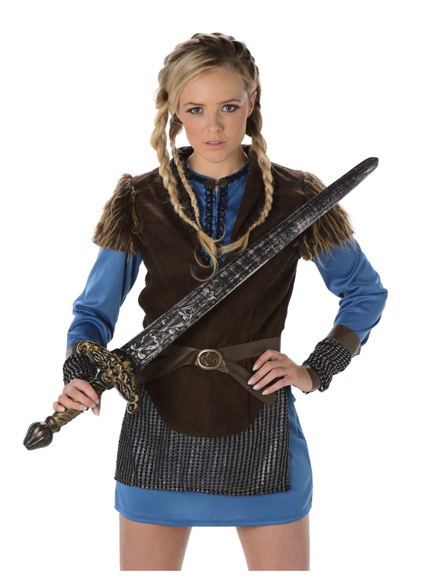 Kostým Viking Blue Woman