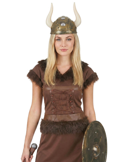 Viking kostým sexy hnedá žena