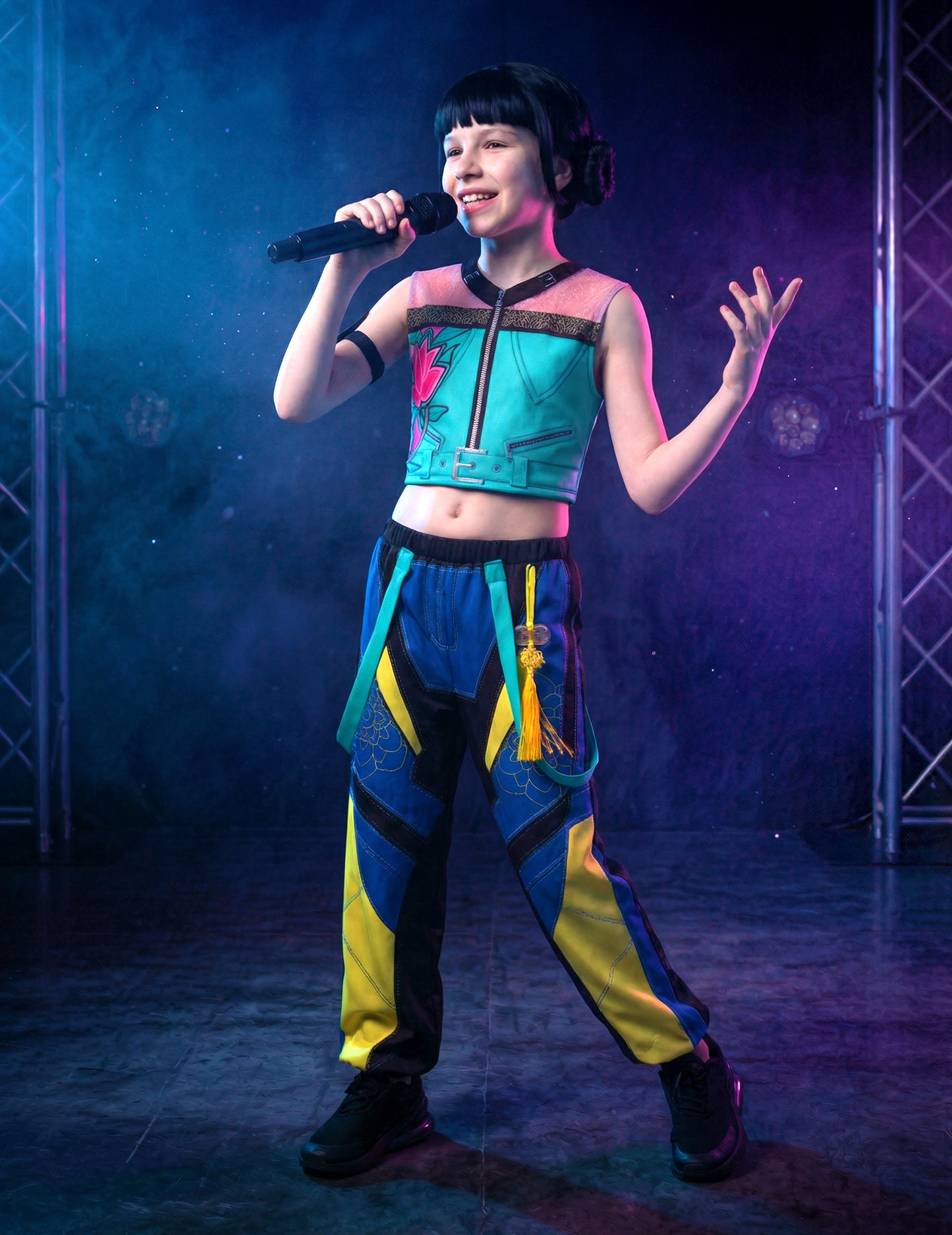 Kostým Zoey Kpop Demon Hunter™ pre dievča 